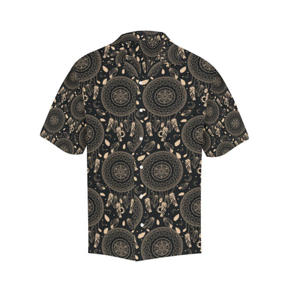 Dream Catcher Mandala Boho Moon Men Aloha Hawaiian Shirt