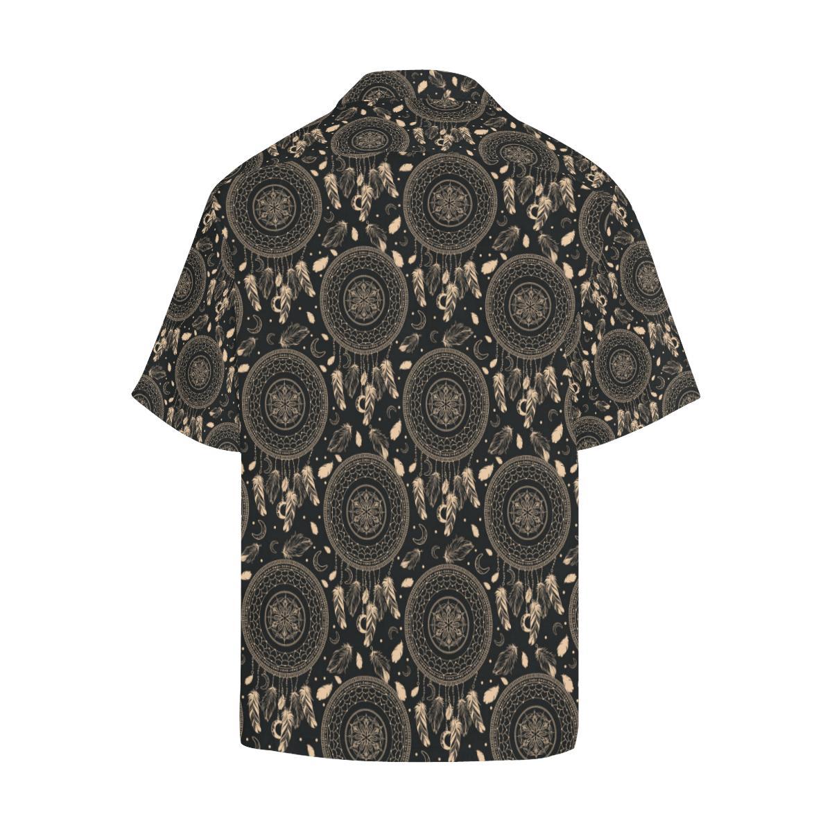 Dream Catcher Mandala Boho Moon Men Aloha Hawaiian Shirt