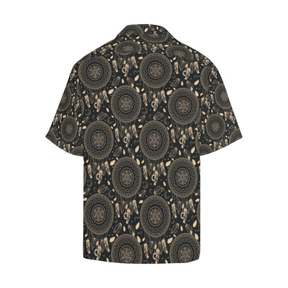 Dream Catcher Mandala Boho Moon Men Aloha Hawaiian Shirt