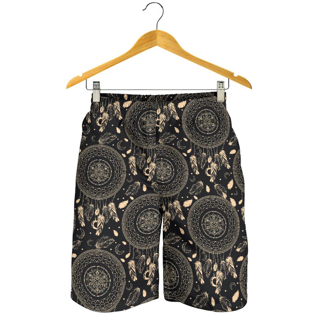 Dream Catcher Mandala Boho Moon Mens Shorts-JTAMIGO.COM