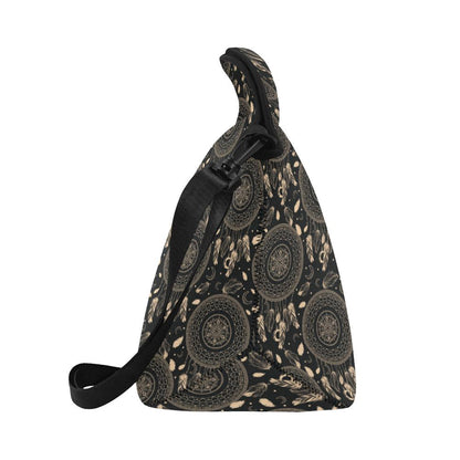 Dream Catcher Mandala Boho Moon Neoprene Lunch Bag (Model 1669)(Large)-JTAMIGO.COM