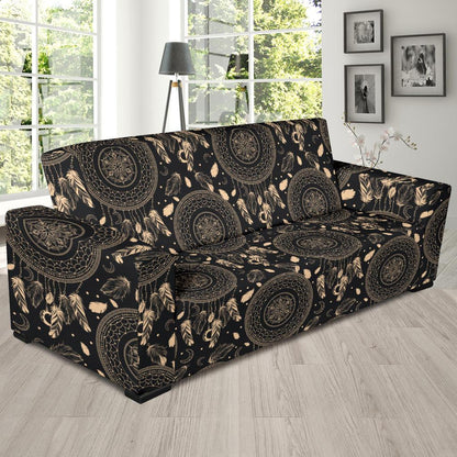Dream Catcher Mandala Boho Moon Sofa Slipcover-JTAMIGO.COM