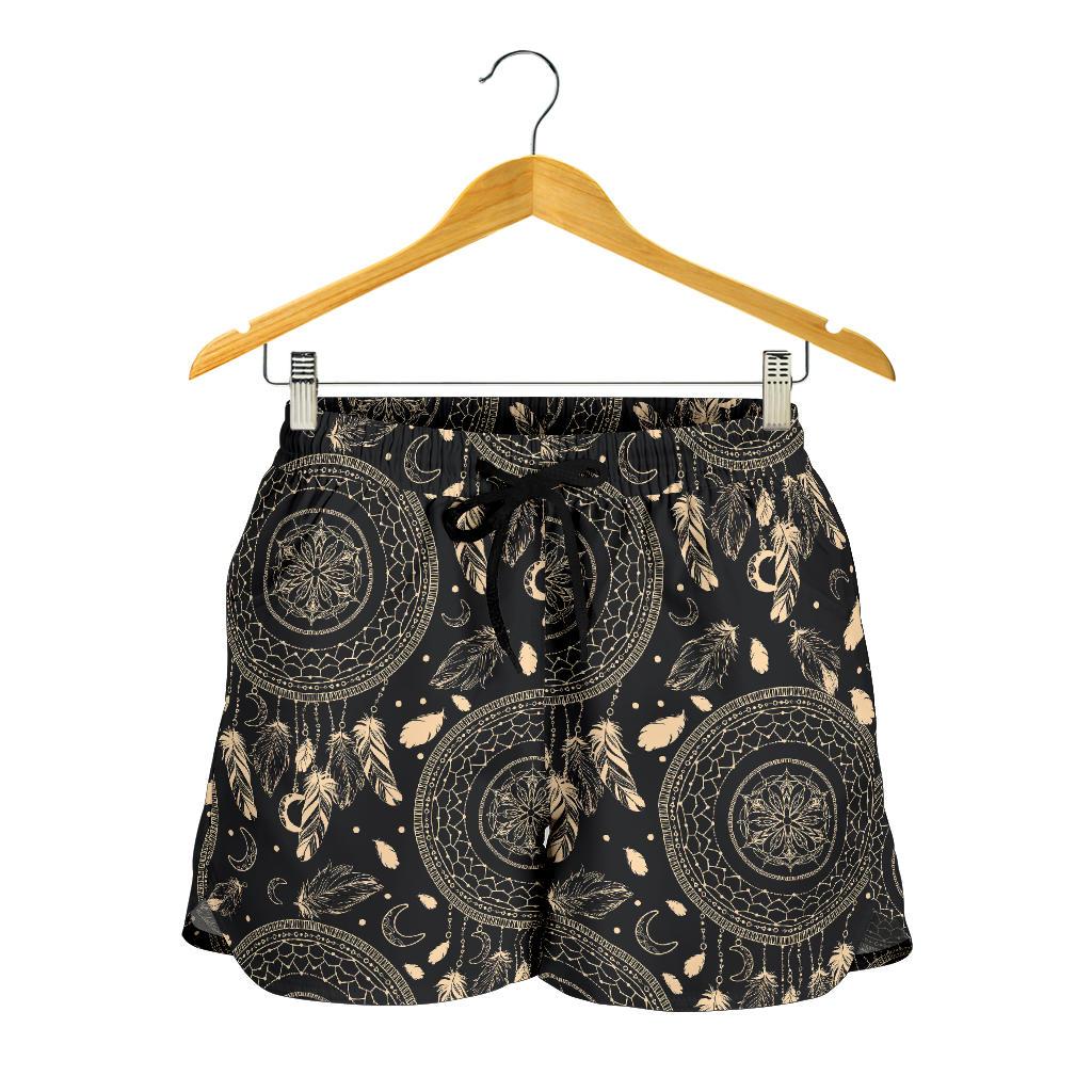 Dream Catcher Mandala Boho Moon Women Shorts-JTAMIGO.COM