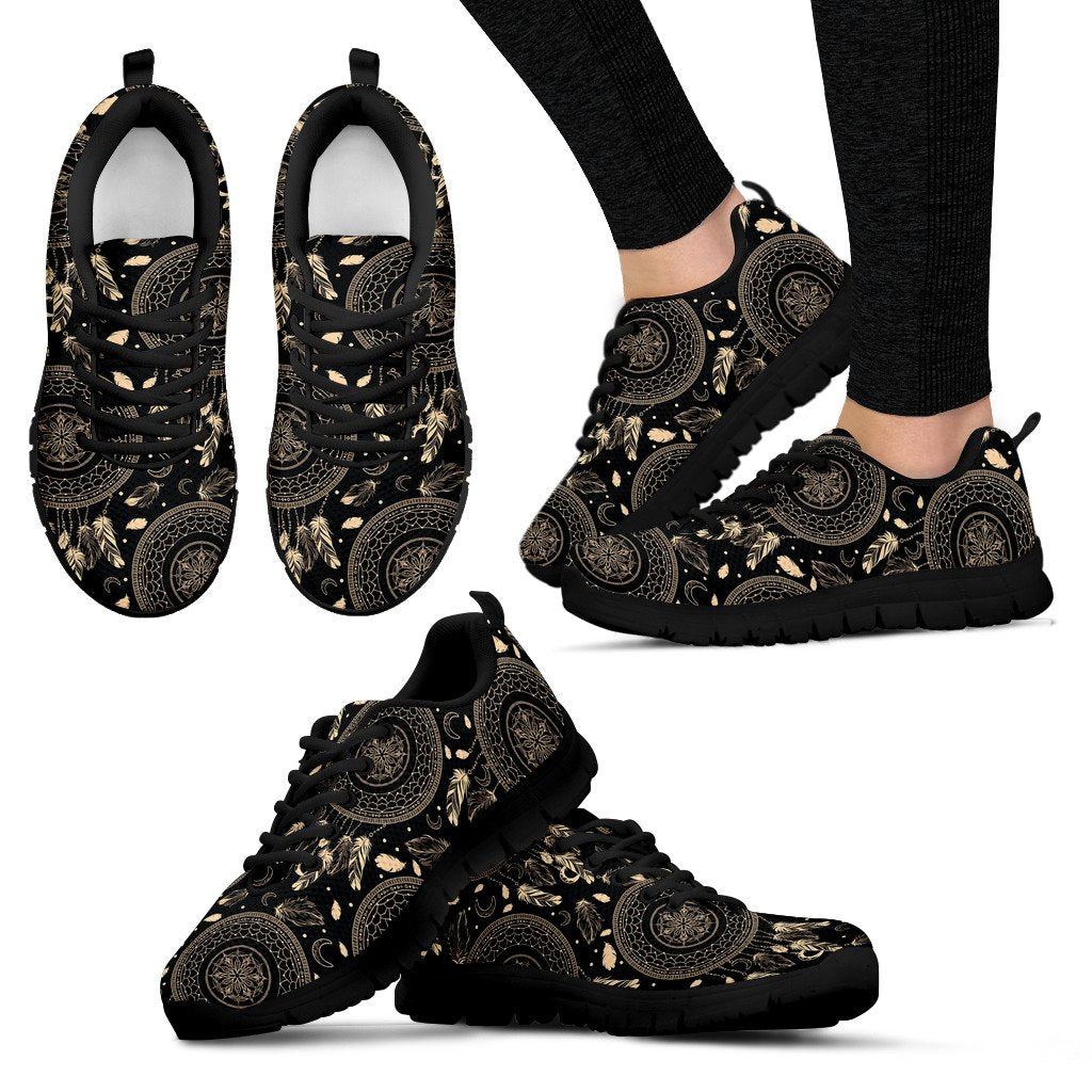 Dream Catcher Mandala Boho Moon Women Sneakers Shoes