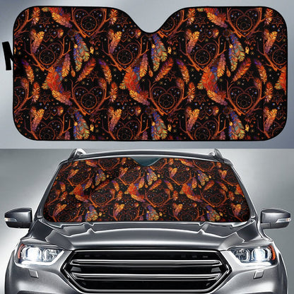 Dream Catcher Native American Design Car Sun Shade For Windshield