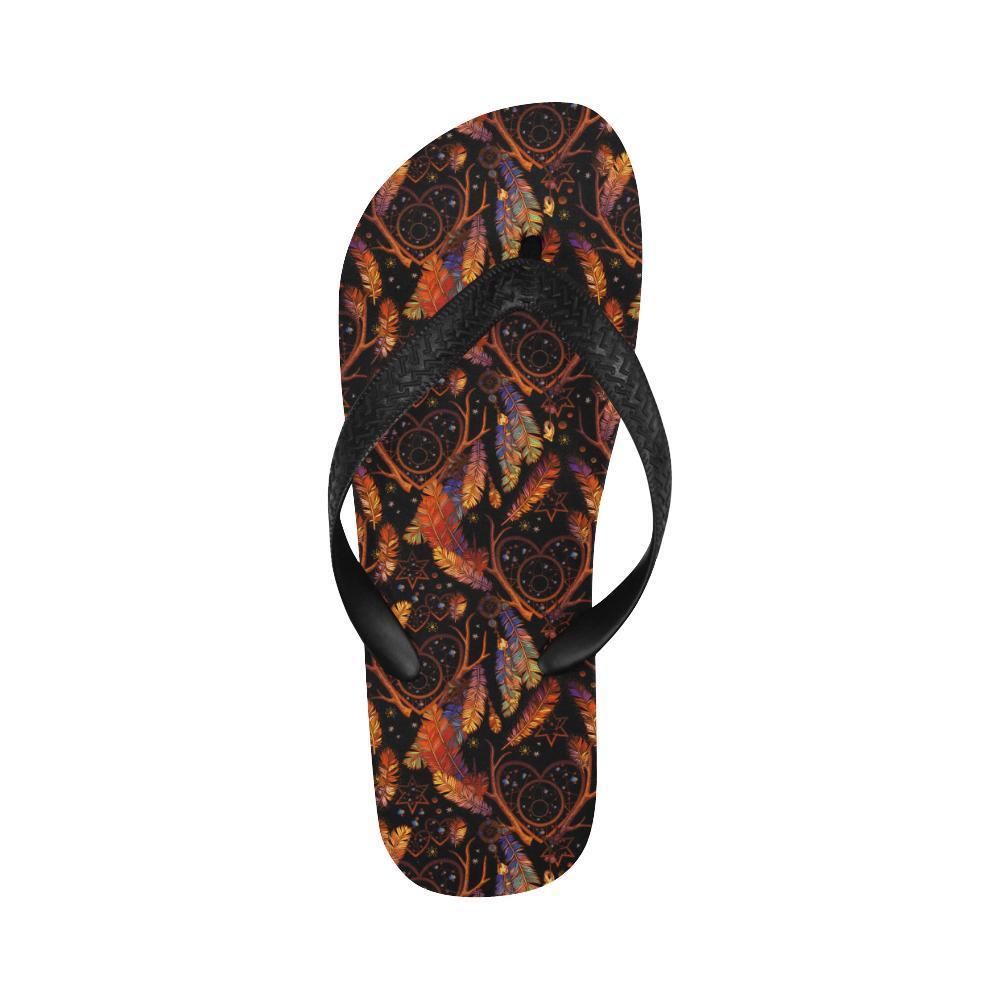 Dream Catcher Native American Design Flip Flops-JTAMIGO.COM
