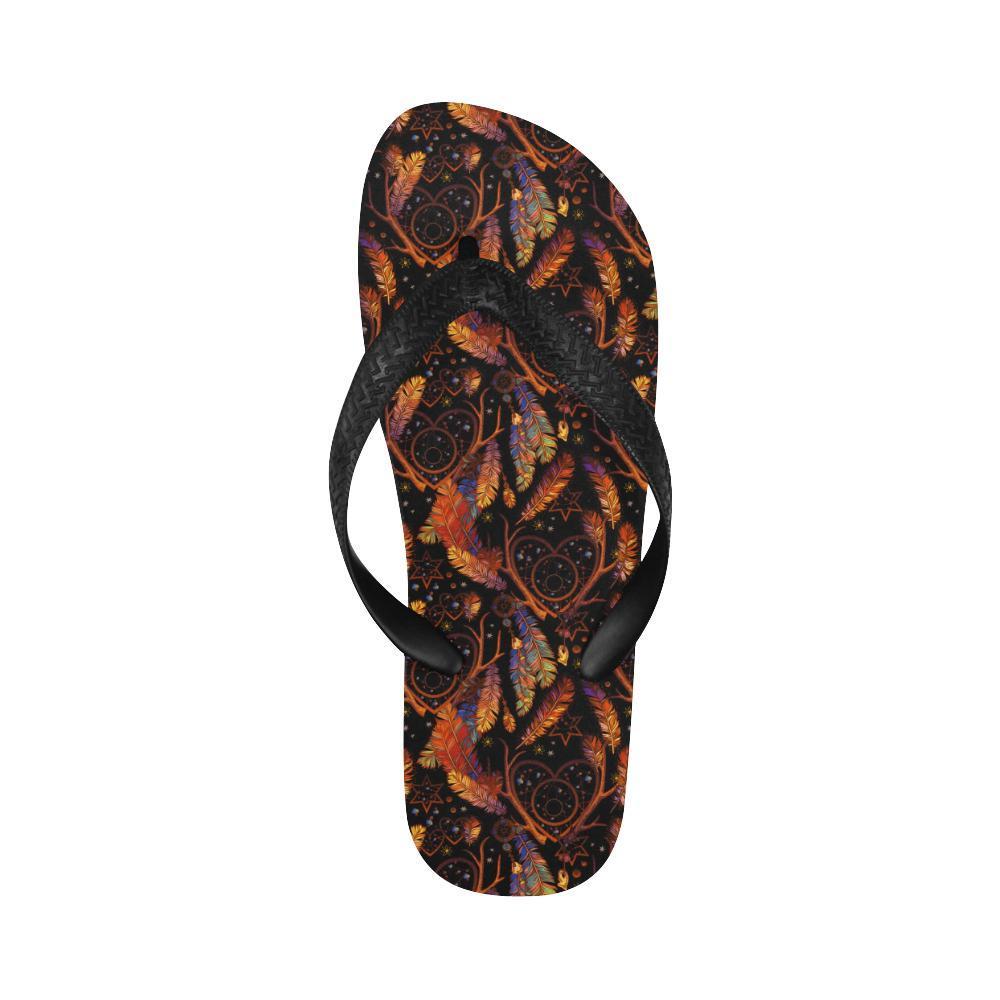 Dream Catcher Native American Design Flip Flops-JTAMIGO.COM