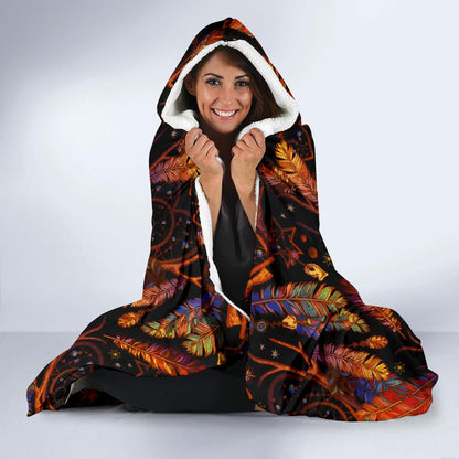 Dream Catcher Native American Design Hooded Blanket-JTAMIGO.COM