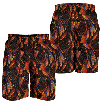 Dream Catcher Native American Design Mens Shorts-JTAMIGO.COM