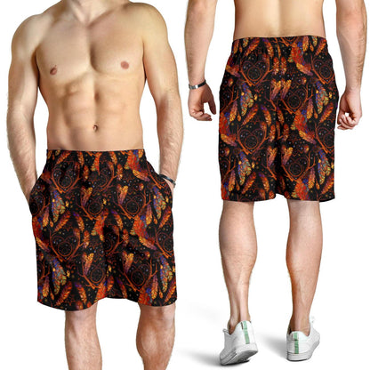 Dream Catcher Native American Design Mens Shorts-JTAMIGO.COM