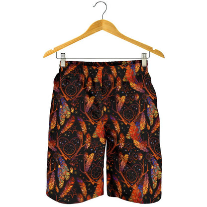 Dream Catcher Native American Design Mens Shorts-JTAMIGO.COM