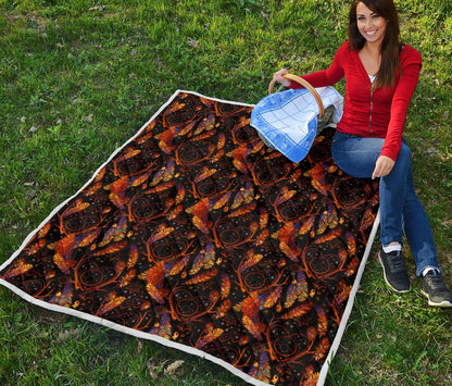 Dream Catcher Native American Design Premium Quilt-JTAMIGO.COM