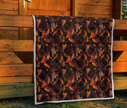 Dream Catcher Native American Design Premium Quilt-JTAMIGO.COM