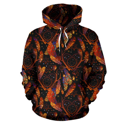 Dream Catcher Native American Design Pullover Hoodie