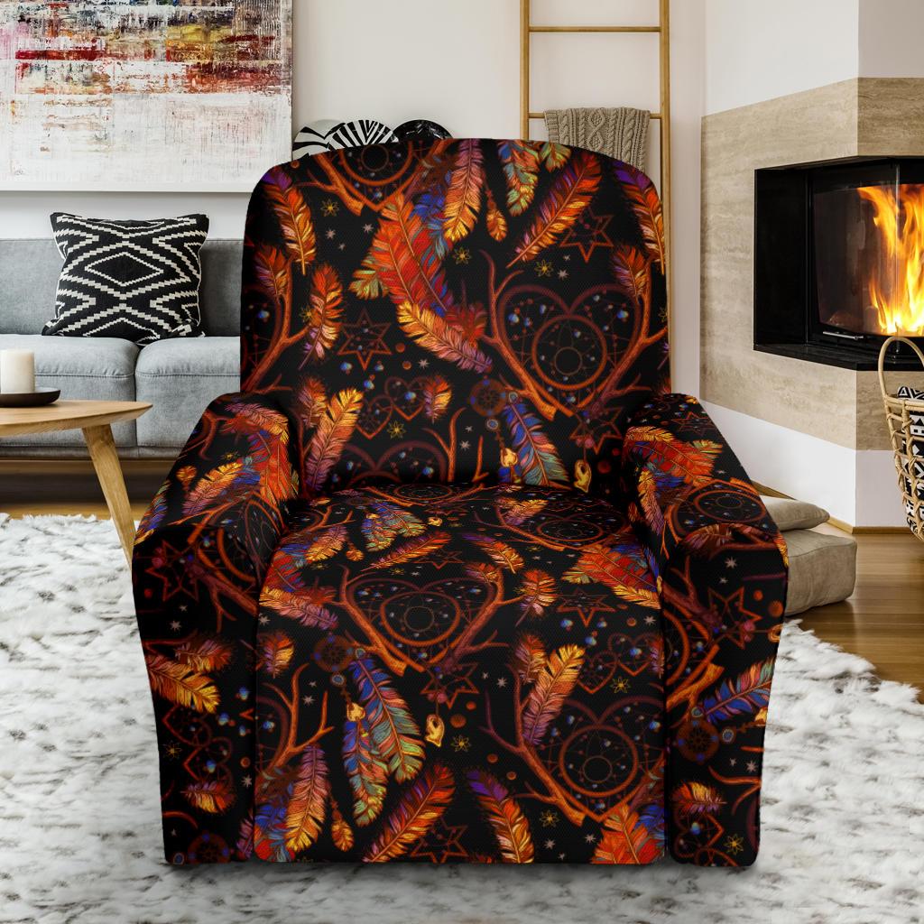 Dream Catcher Native American Design Single Sofa Slipcover -JTAMIGO.COM