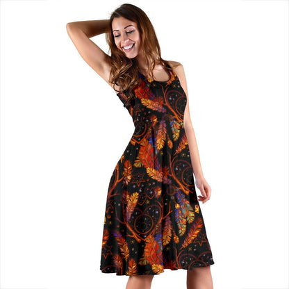 Dream Catcher Native American Design Sleeveless Dress