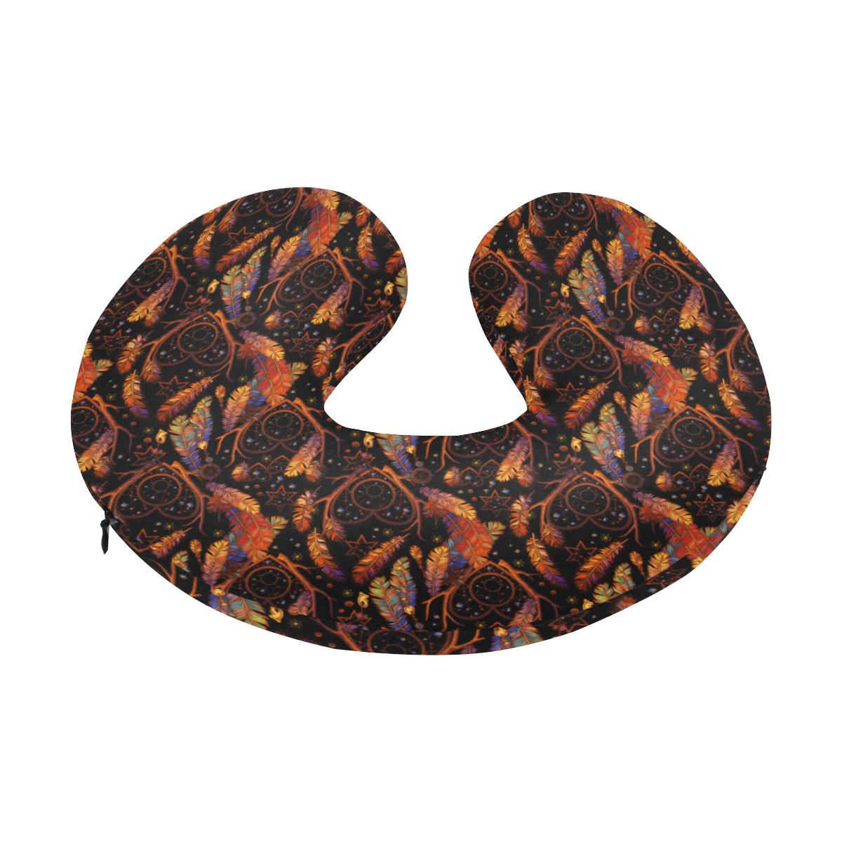 Dream Catcher Native American Design U-Shaped Travel Neck Pillow-JTAMIGO.COM