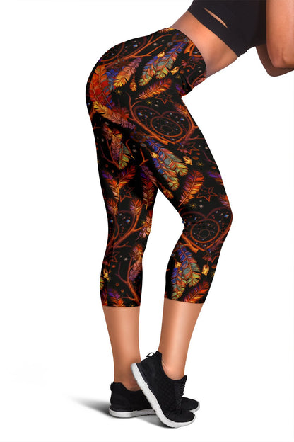 Dream Catcher Native American Design Women Capris