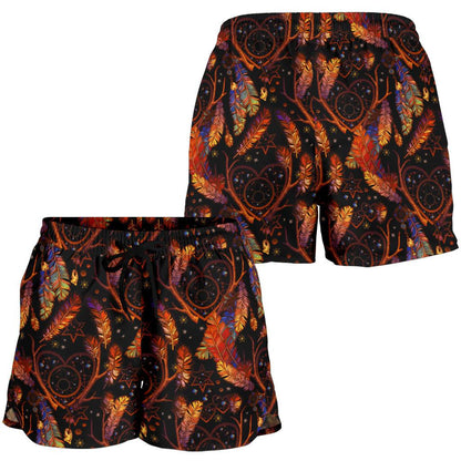 Dream Catcher Native American Design Women Shorts-JTAMIGO.COM