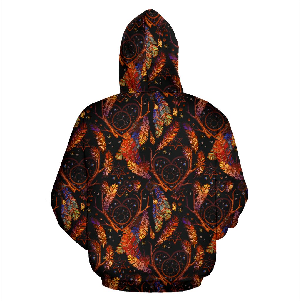 Dream Catcher Native American Design Zip Up Hoodie