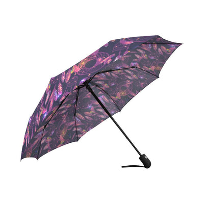 Dream catcher neon Automatic Foldable Umbrella