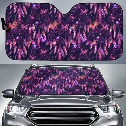 Dream Catcher Neon Car Sun Shade For Windshield