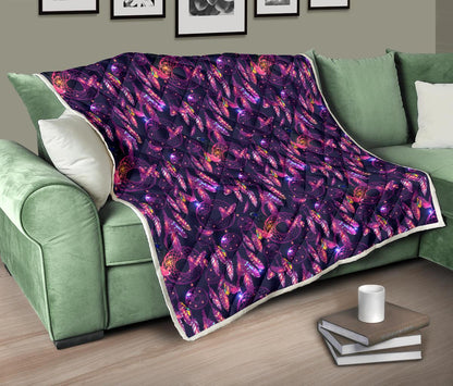 Dream catcher neon Premium Quilt-JTAMIGO.COM