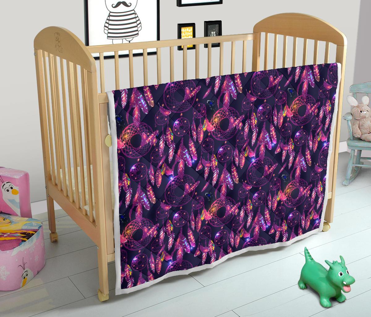 Dream catcher neon Premium Quilt-JTAMIGO.COM