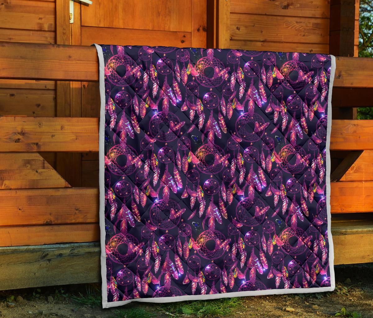 Dream catcher neon Premium Quilt-JTAMIGO.COM