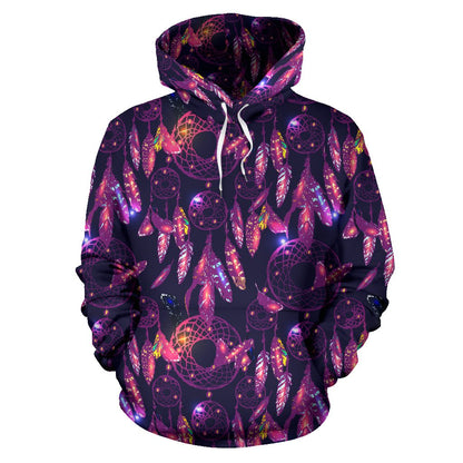 Dream catcher neon Pullover Hoodie