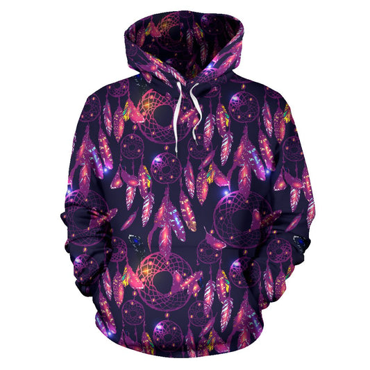 Dream catcher neon Pullover Hoodie