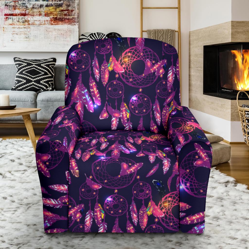 Dream catcher neon Single Sofa Slipcover -JTAMIGO.COM
