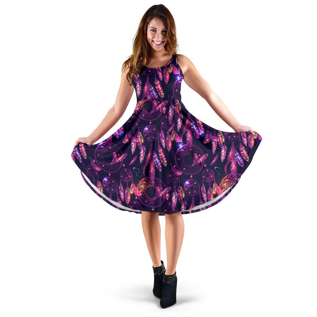 Dream Catcher Neon Sleeveless Dress