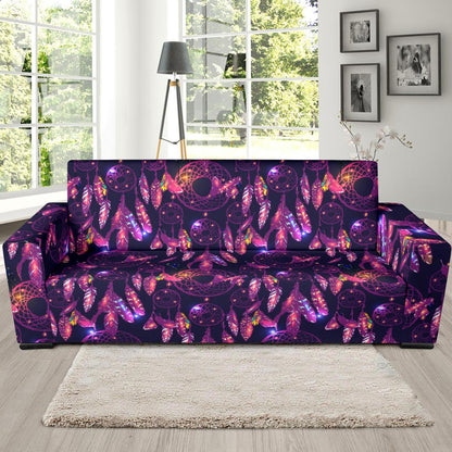 Dream catcher neon Sofa Slipcover-JTAMIGO.COM