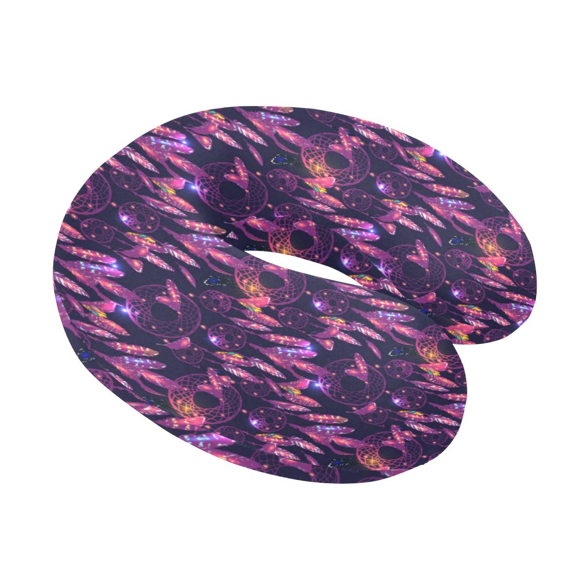 Dream catcher neon U-Shaped Travel Neck Pillow-JTAMIGO.COM