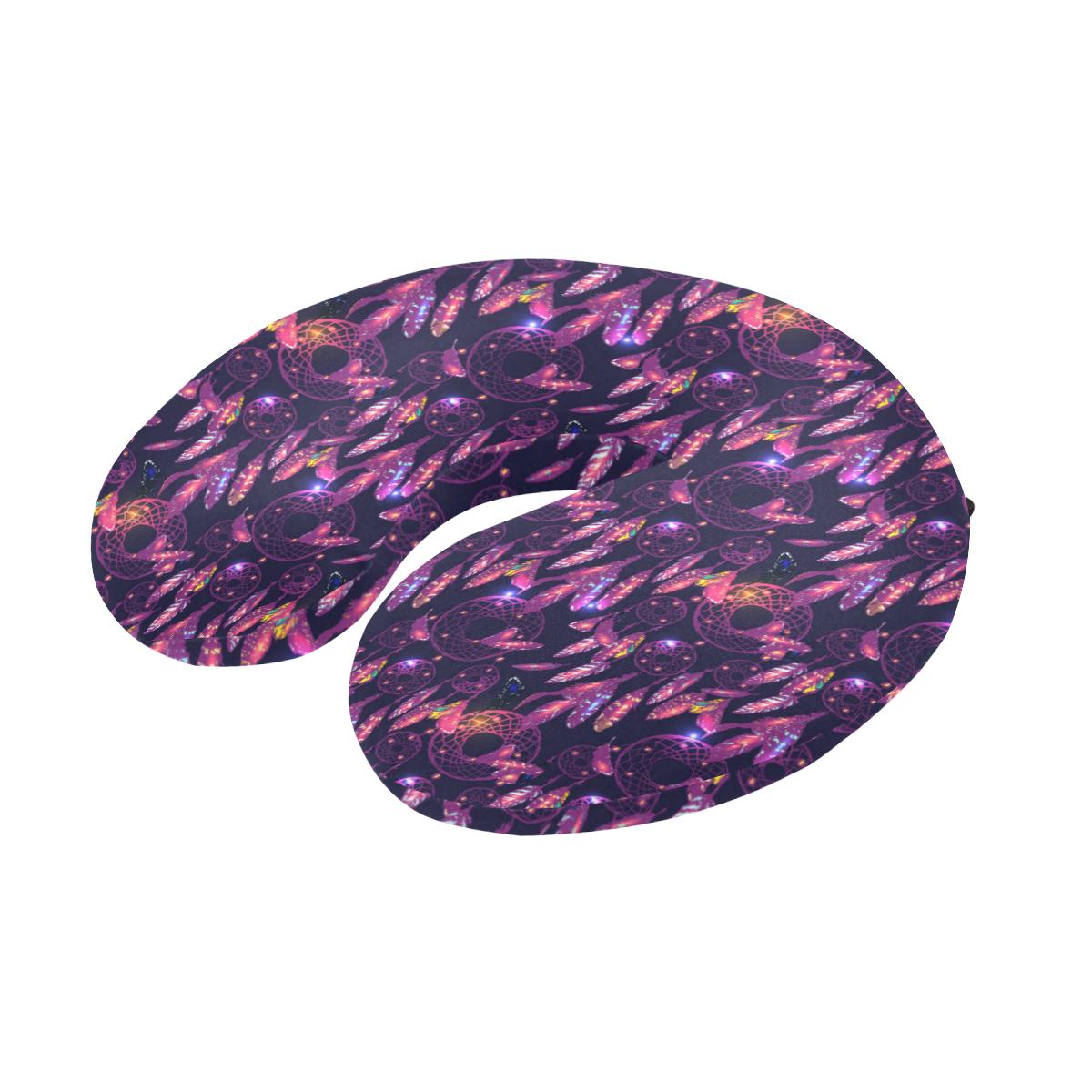 Dream catcher neon U-Shaped Travel Neck Pillow-JTAMIGO.COM