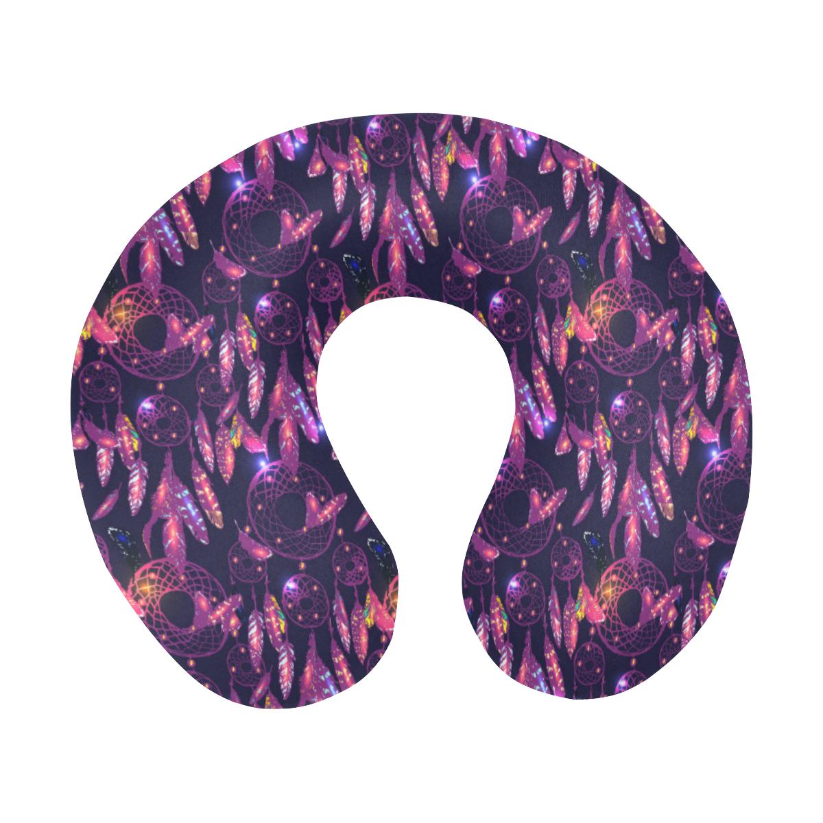 Dream catcher neon U-Shaped Travel Neck Pillow-JTAMIGO.COM