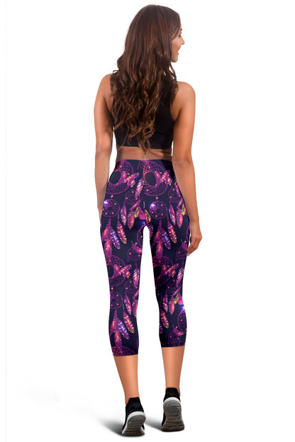 Dream catcher neon Women Capris