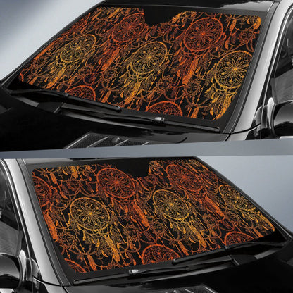 Dream Catcher Sun and Moon Car Sun Shade For Windshield