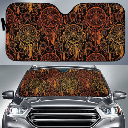 Dream Catcher Sun and Moon Car Sun Shade For Windshield