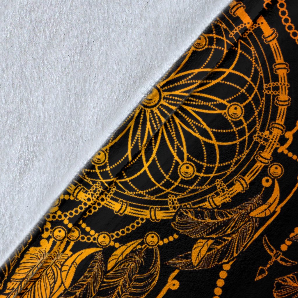 Dream Catcher Sun And Moon Fleece Blanket
