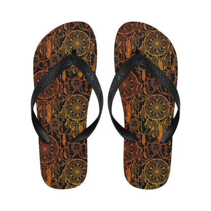 Dream catcher Sun and Moon Flip Flops-JTAMIGO.COM