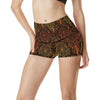 Dream catcher Sun and Moon High Waisted Spandex Shorts-JTAMIGO.COM