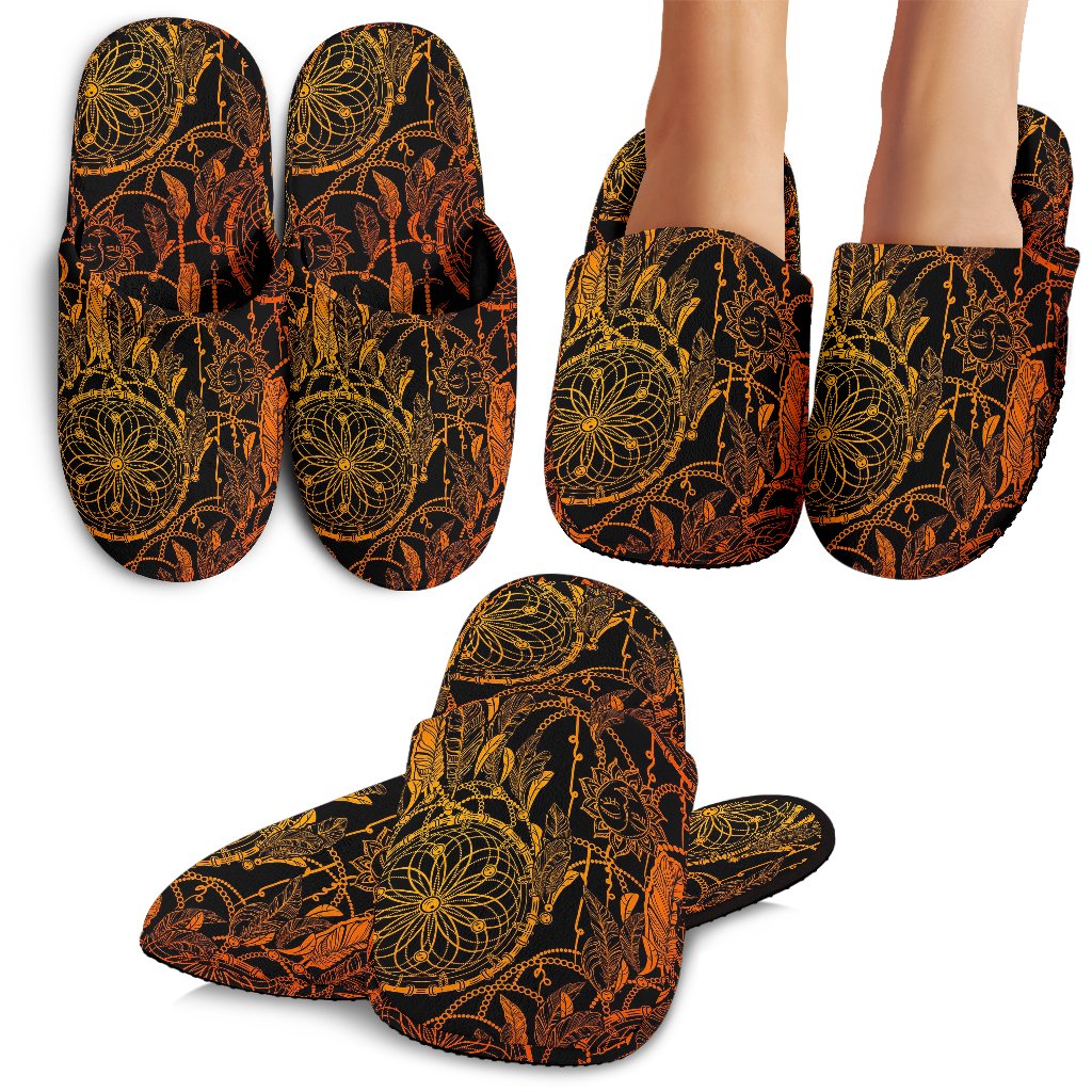 Dream catcher Sun and Moon House Slippers