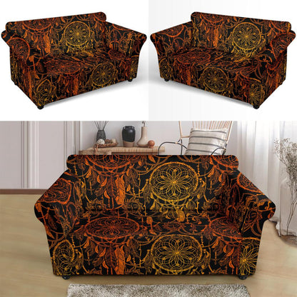 Dream catcher Sun and Moon Loveseat Slipcover-JTAMIGO.COM