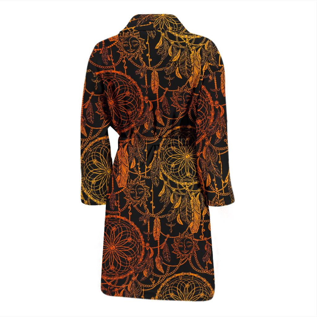 Dream catcher Sun and Moon Men Bath Robe-JTAMIGO.COM