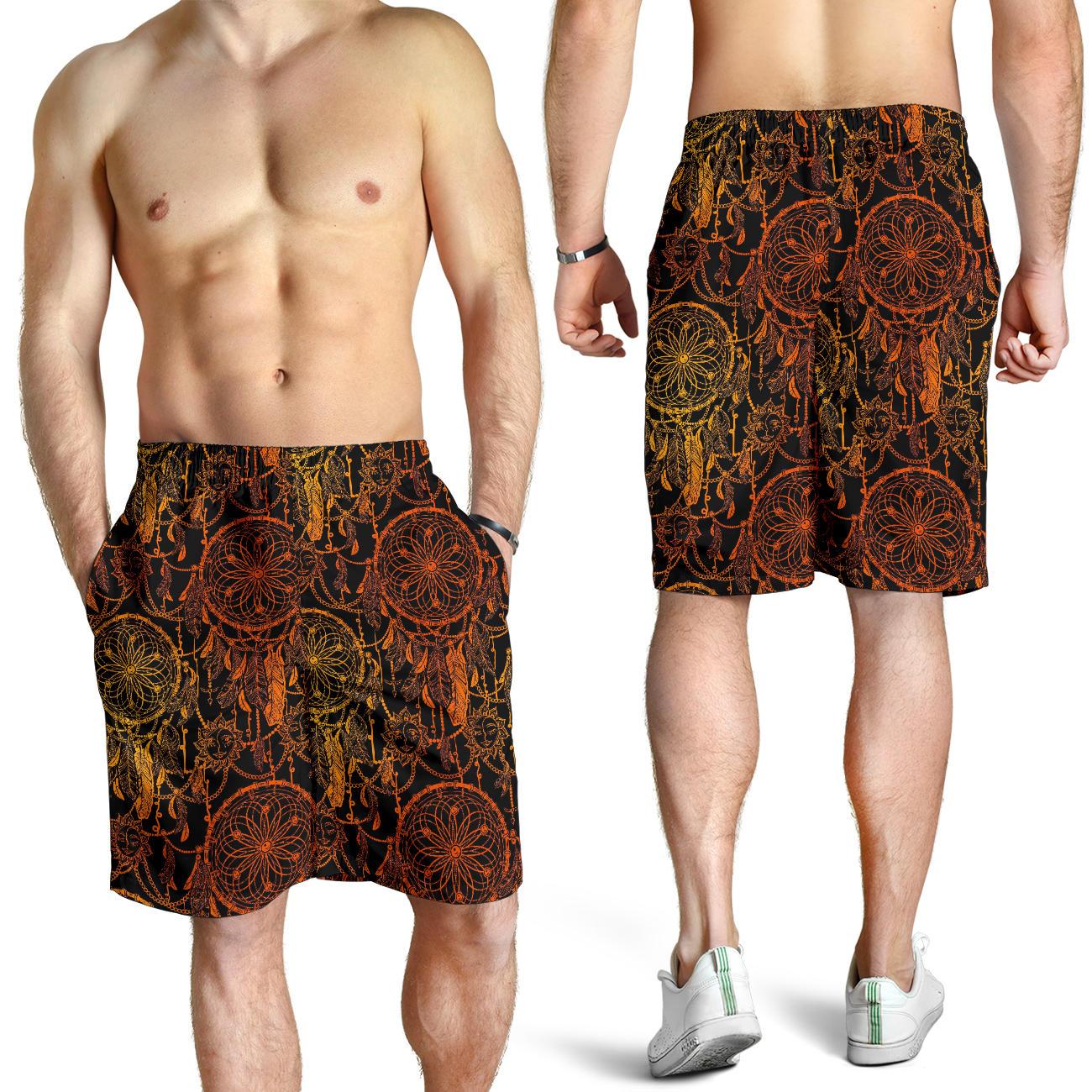 Dream catcher Sun and Moon Mens Shorts-JTAMIGO.COM