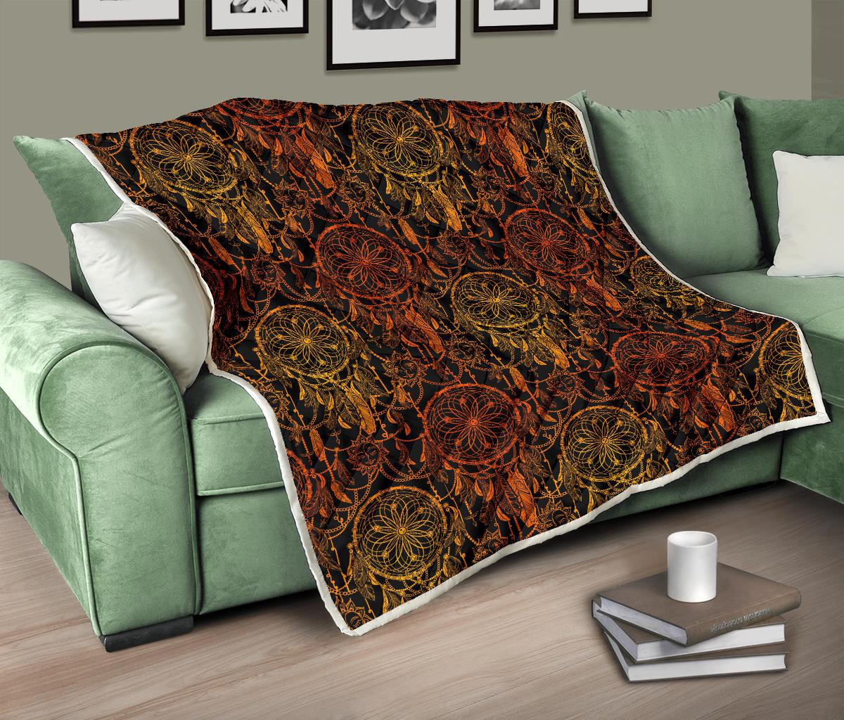 Dream catcher Sun and Moon Premium Quilt-JTAMIGO.COM
