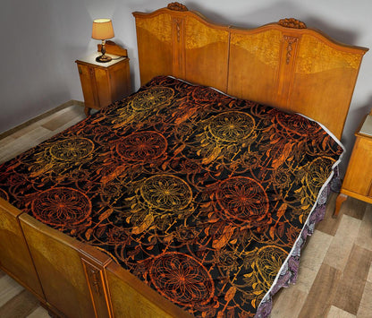 Dream catcher Sun and Moon Premium Quilt-JTAMIGO.COM