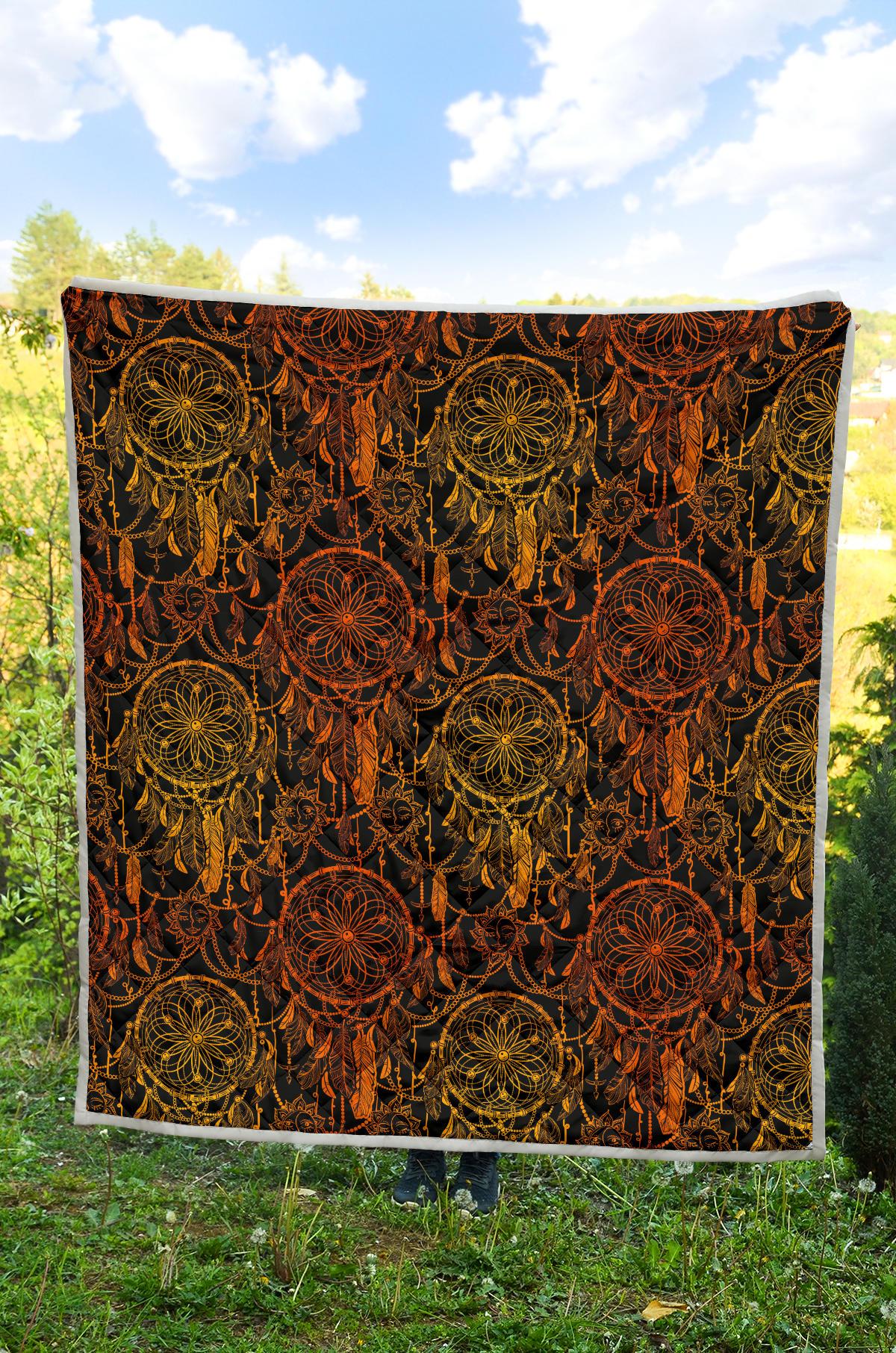 Dream catcher Sun and Moon Premium Quilt-JTAMIGO.COM